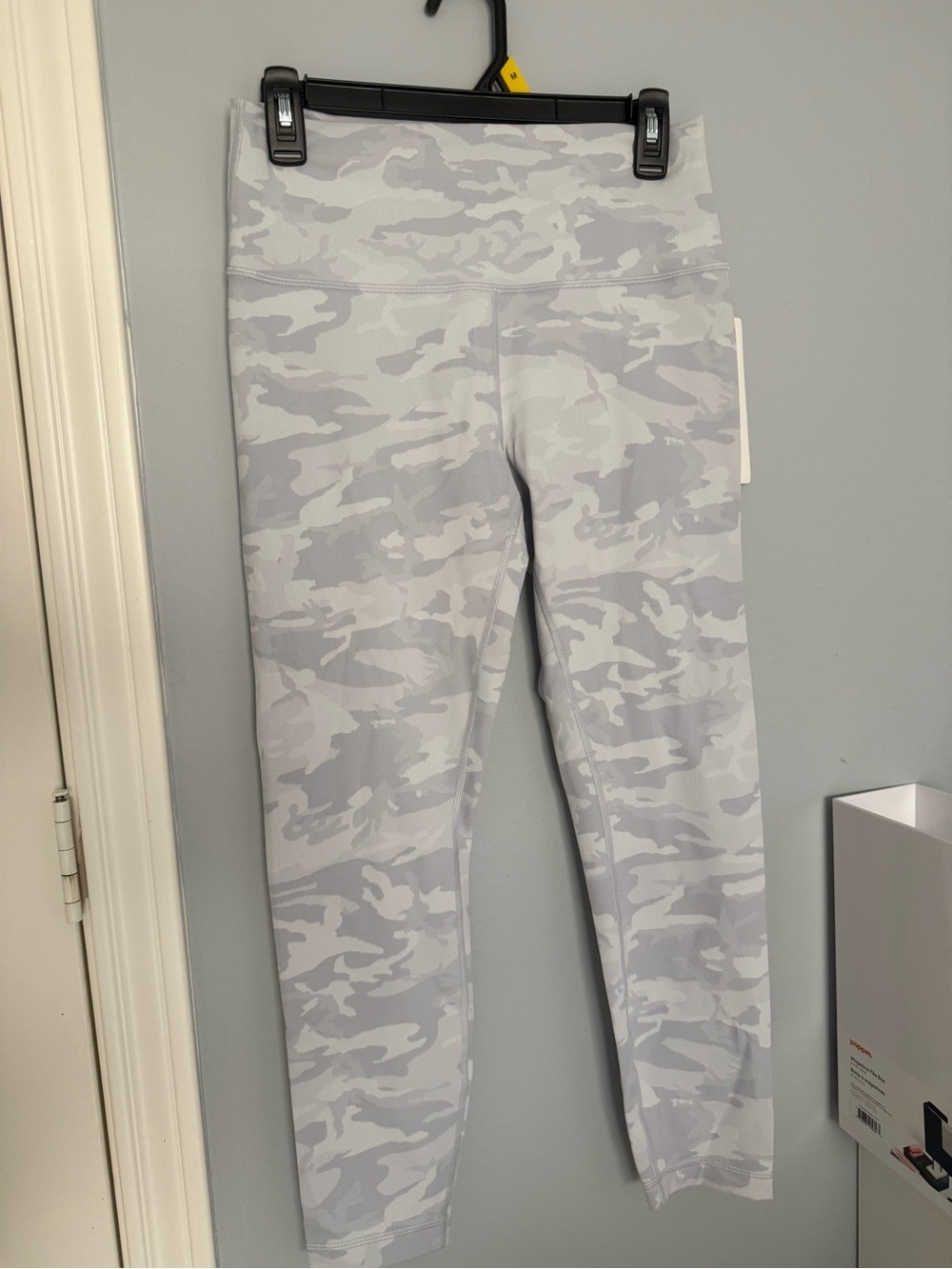 lululemon athletica women White and Light Gray Camo Leggings